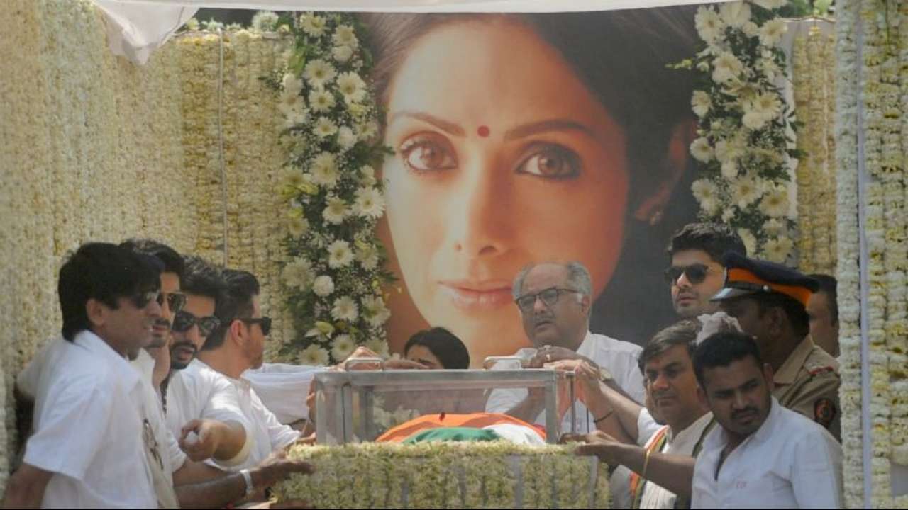 Sridevi Cremated With State Honours: 10 Things That Happened At The ...