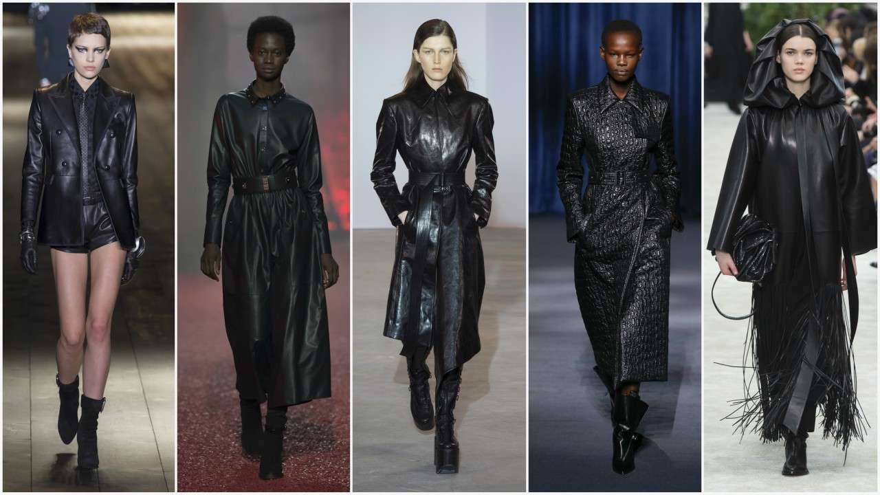 Style hunter: Black leather takes charge of Paris Fashion Week