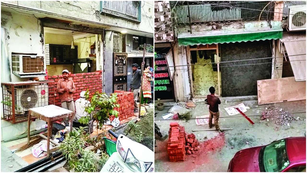 Day after sealing drive, Delhi shops turn into houses
