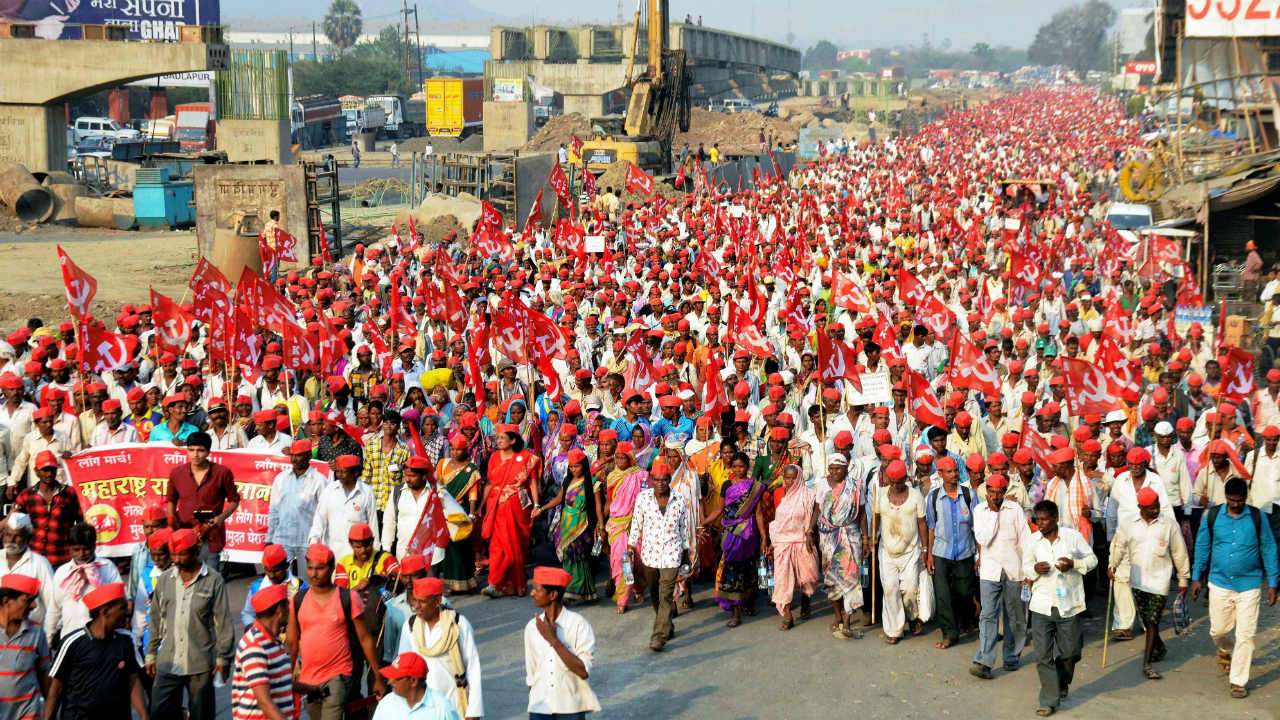 Kisan Long March in Mumbai