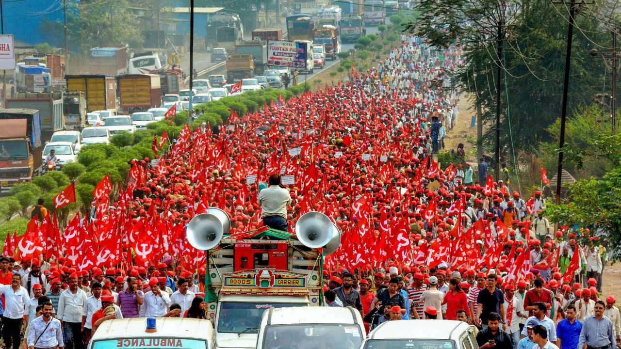 Kisan Long March in Mumbai