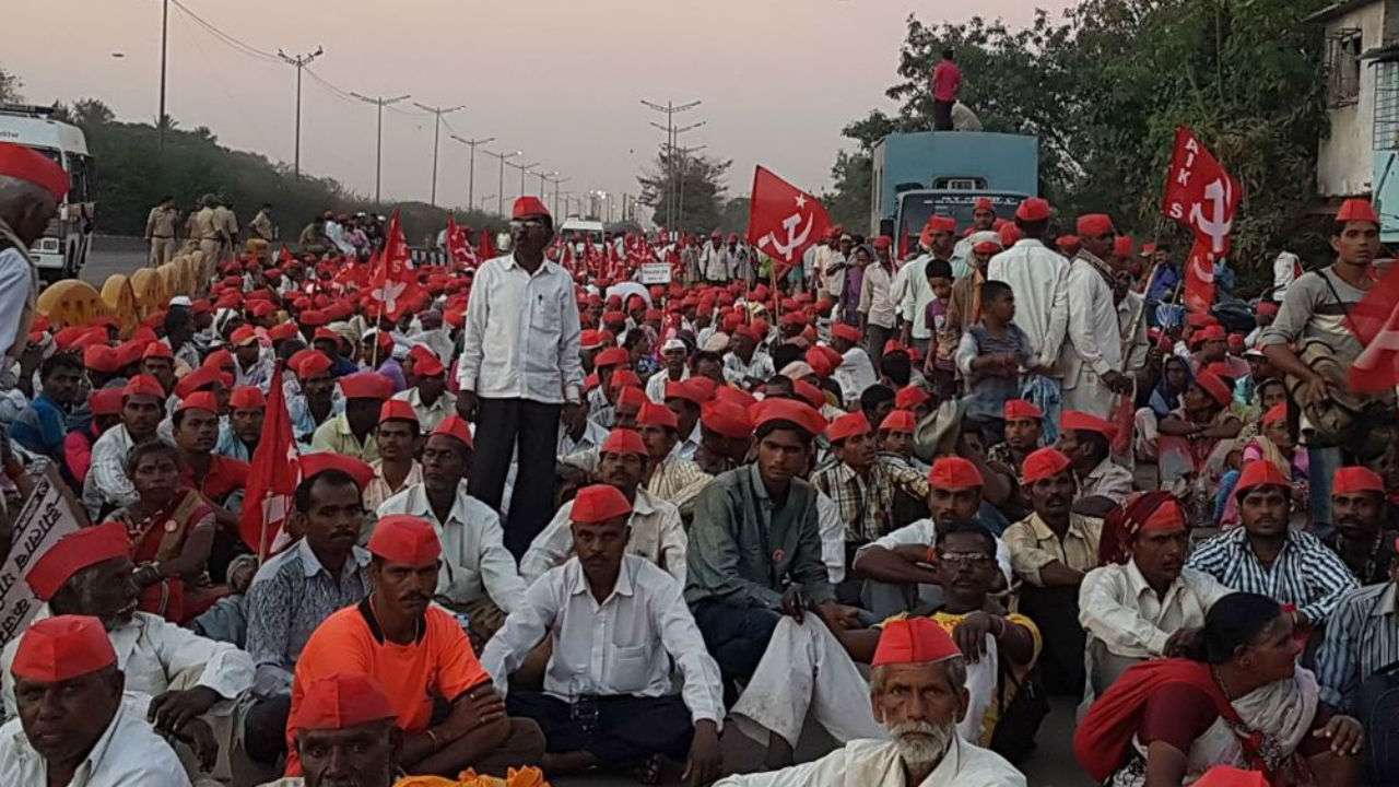 Kisan Long March in Mumbai