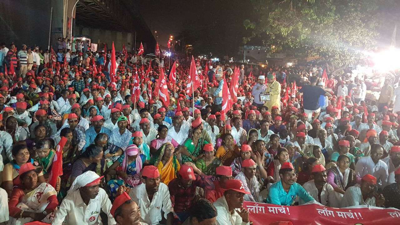 Kisan Long March in Mumbai