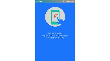 Narendra Modi app: Signing in enables use of its various features