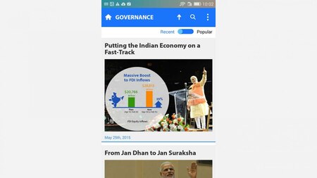 Narendra Modi app: Governance