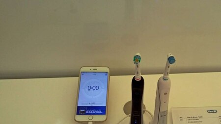 Oral B Bluetooth-enabled toothbrush