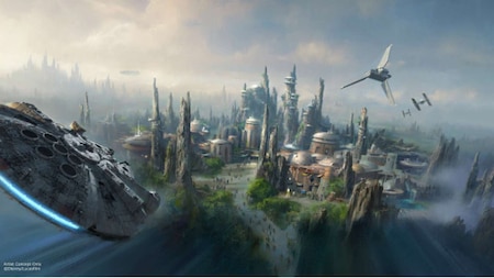 Star Wars Land Concept Art