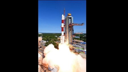 PSLV-C34 with 20 satellites launched successfully