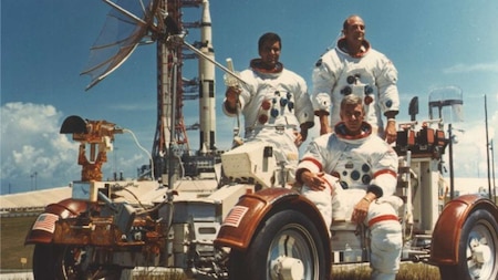 Apollo 17 crew return to Earth