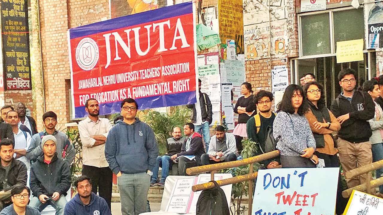 jnuta-members-begin-three-day-hunger-strike