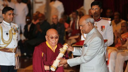 Padma Shri award to Dr. Yeshi Dhonden