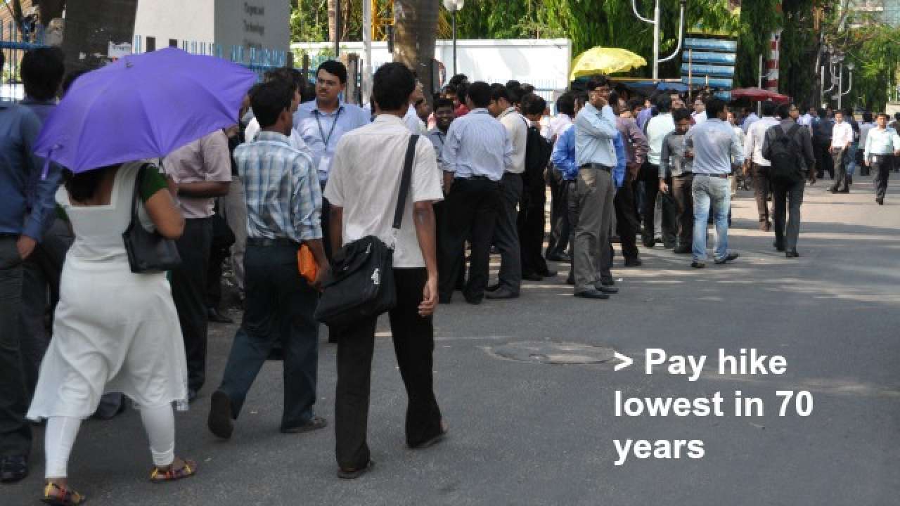 Government employees unhappy