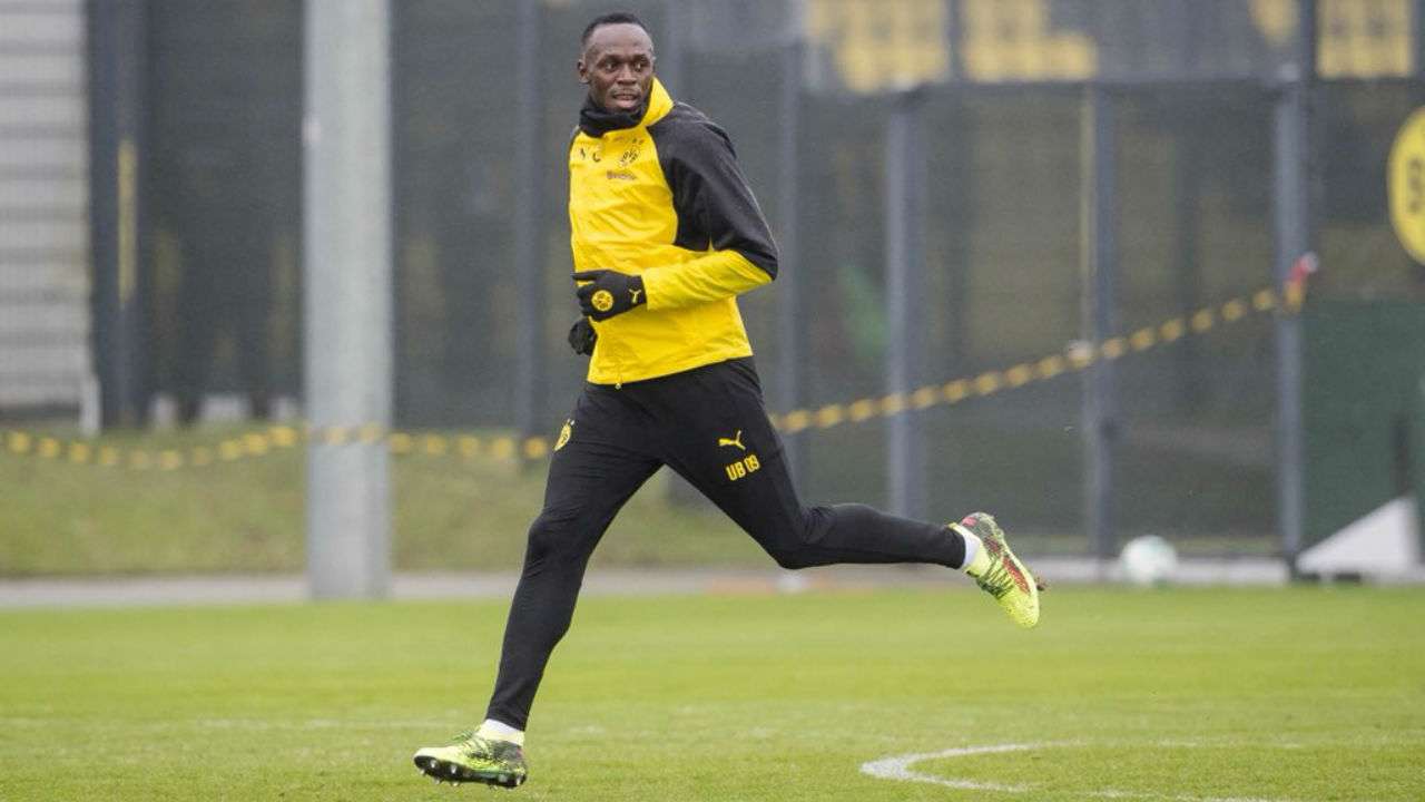 usain bolt borussia dortmund