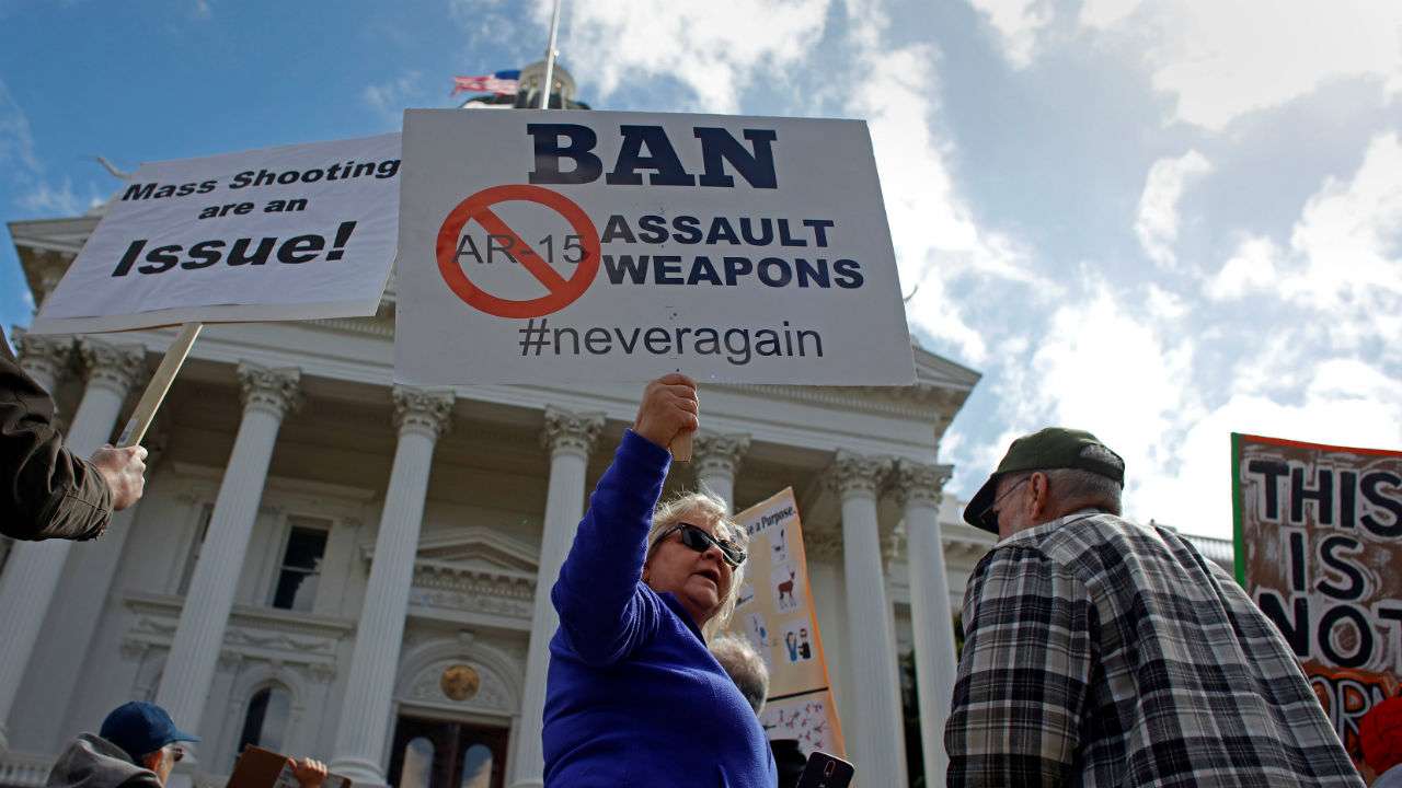 In pics: US protests gun violence in 'March for Lives' campaign