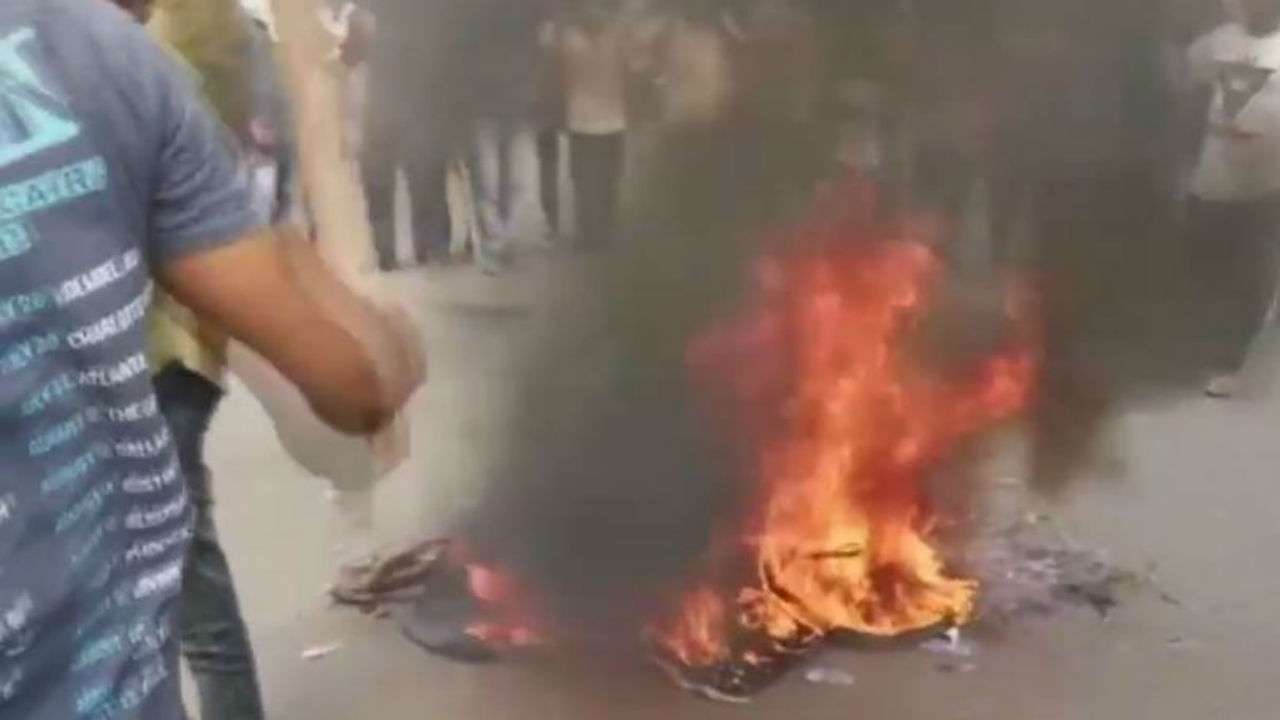 Visuals of protest from Gujarat
