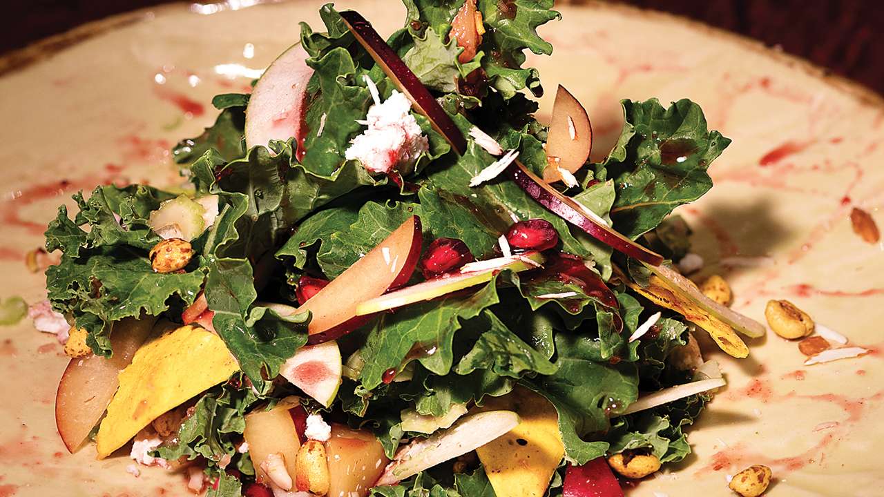 Aloo Bukhara Kale Salad