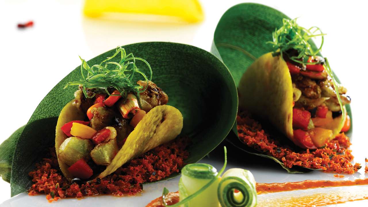 Beer Battered Avocado Tacos