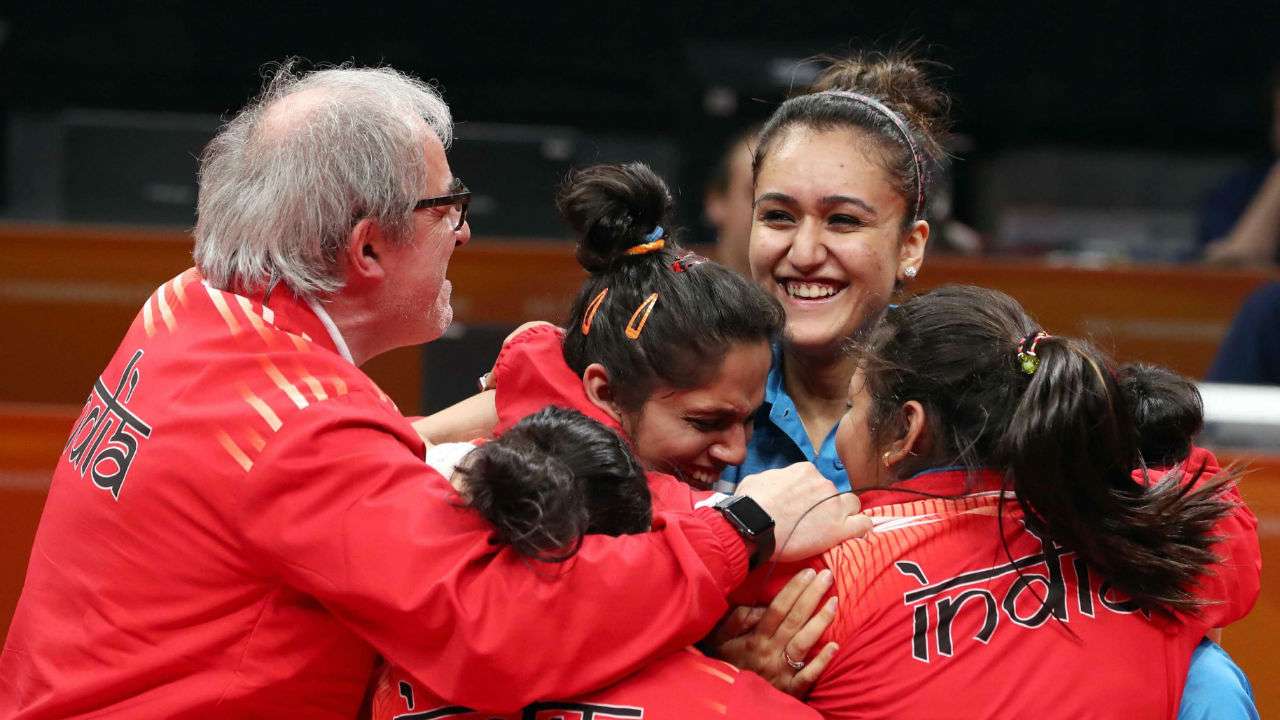 India at CWG 2018 Manika Batra leads India to historic women Table