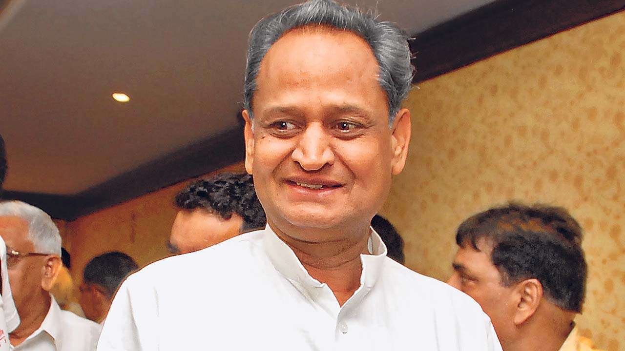 Ashok gehlot accuses bjp of being anti-dalit, anti-reservation party