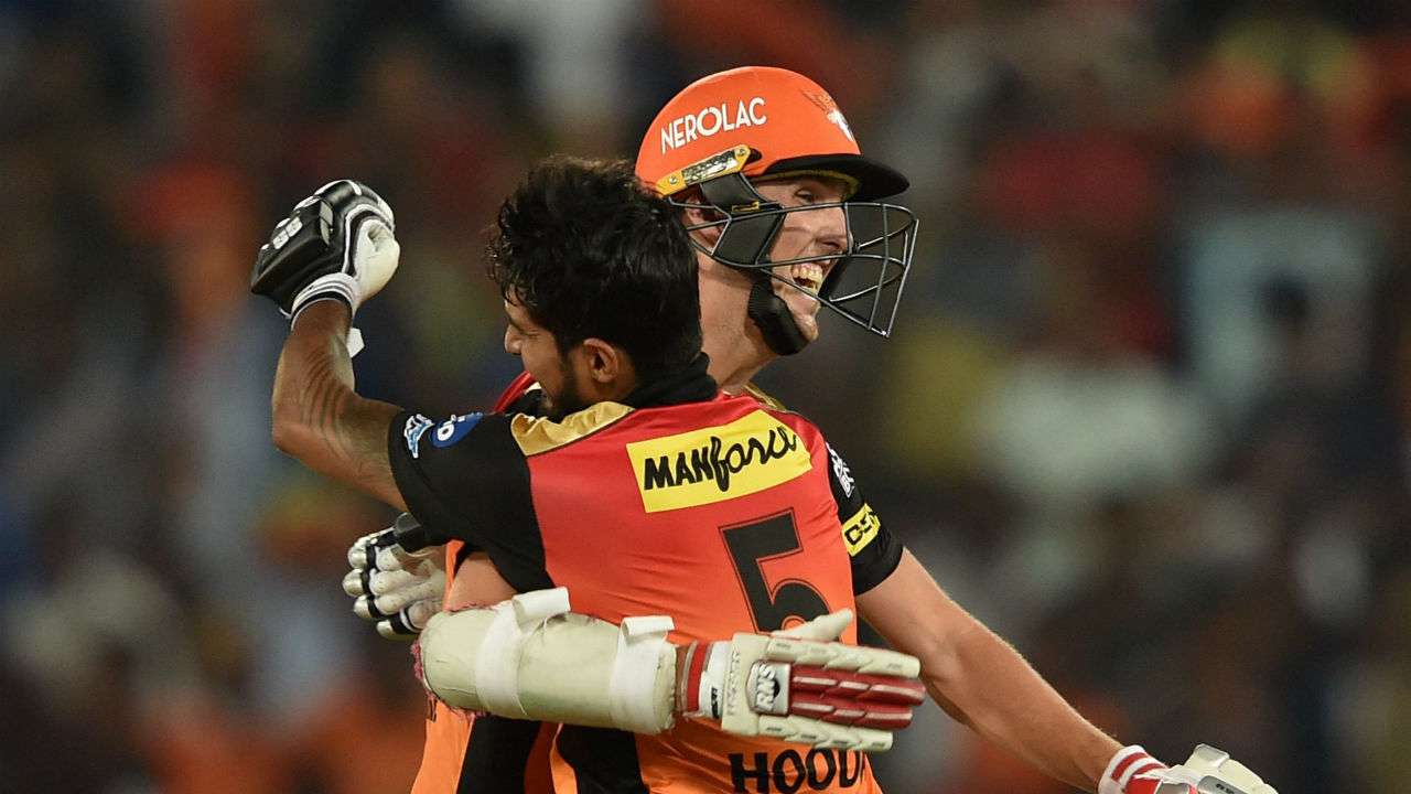 IPL 2018 Hyderabad Beat Mumbai By 1 Wicket In A Thriller