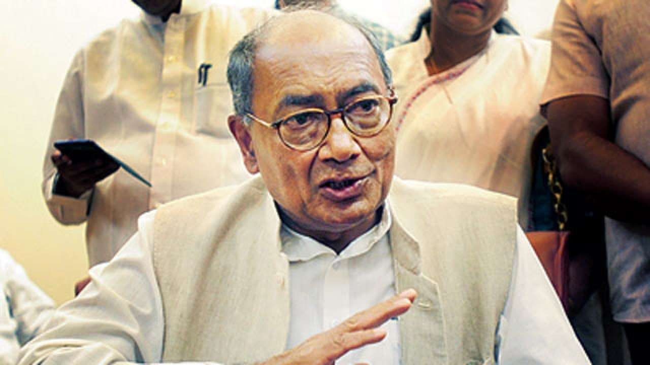 BJP MP apologises for saying Digvijay Singh brought an 'item' from ...