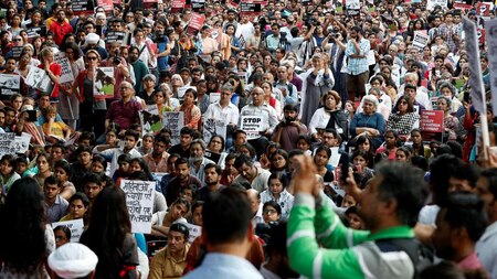 In Pics: Massive protests held across nation against Kathua, Unnao rape cases