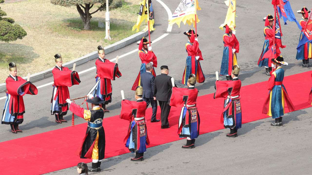 In Pics: Kim Jong-un becomes first North Korean leader to set foot in South Korea after 65 years, meets Moon Jae-in