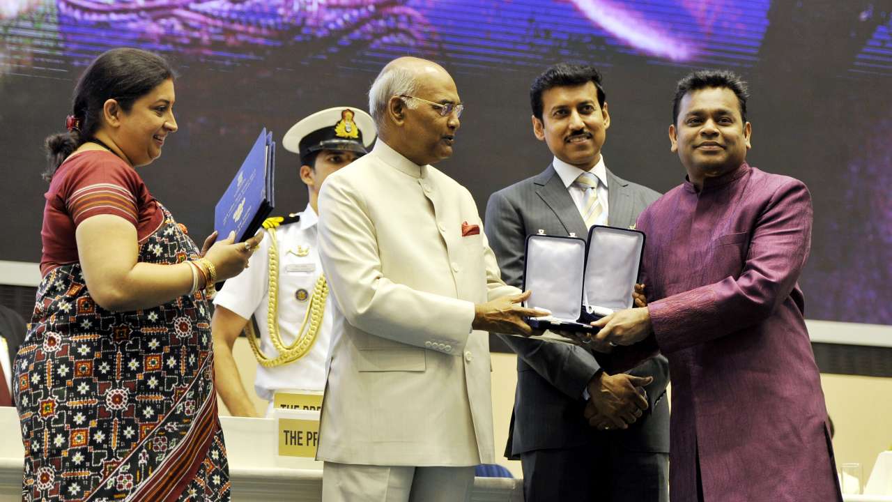 AR Rahman presented with two National Awards