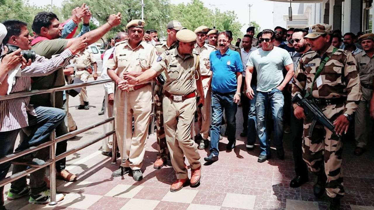 Blackbuck poaching case Salman Khan reaches Jodhpur; hearing on