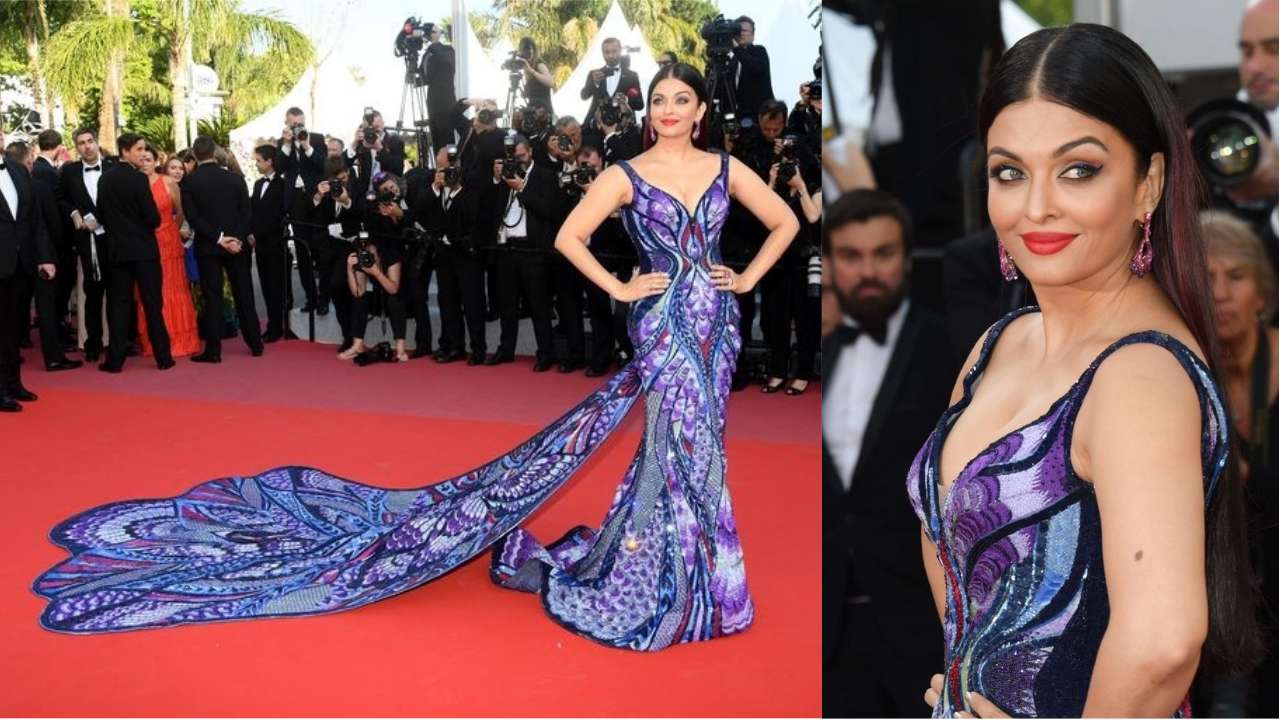 It&#39;s a mermaid.. no, it&#39;s a butterfly.. Hot Damn! It&#39;s Aishwarya Rai  Bachchan on the red carpet of Cannes 2018