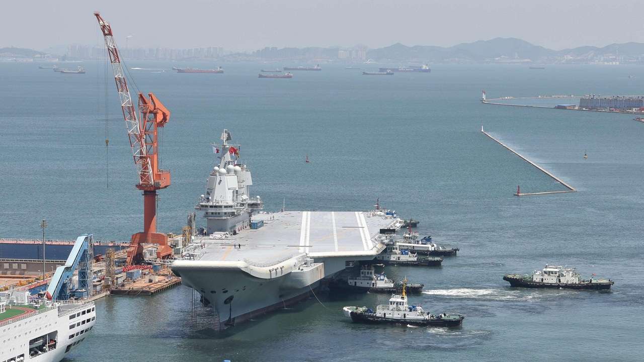 China's First Home-built Aircraft Carrier Completes Maiden Sea Trial