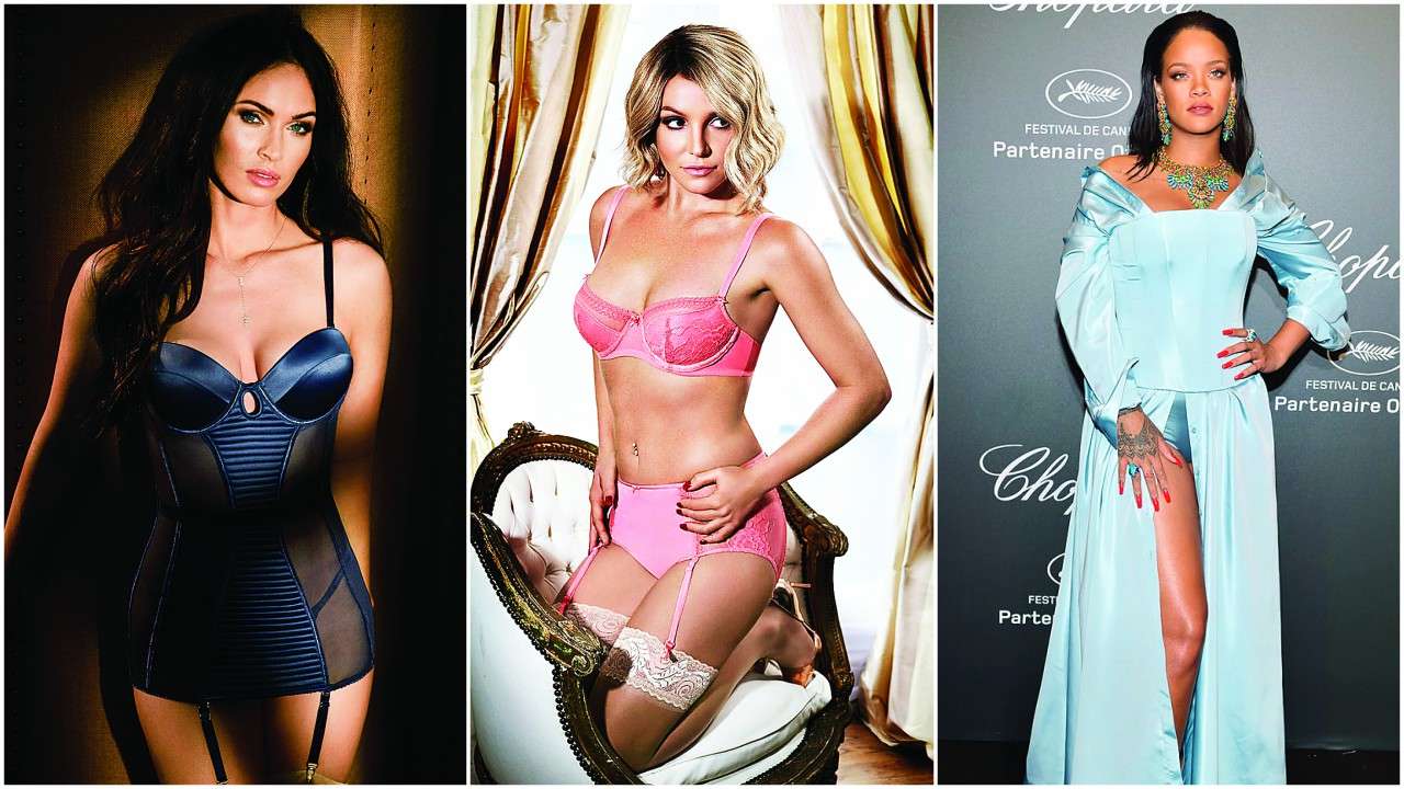 Celebrities in erotic lingerie in movies