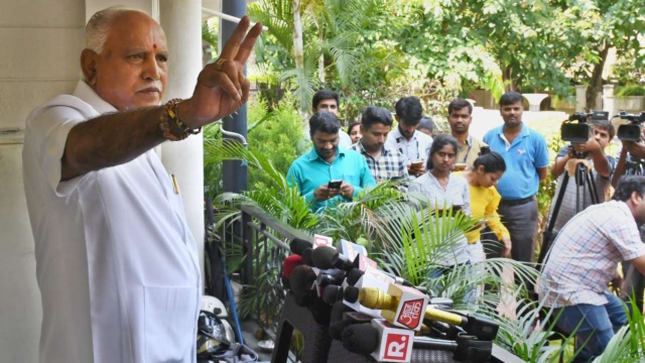 Gone in 55 hours: yeddyurappa becomes cm with one of the shortest stints