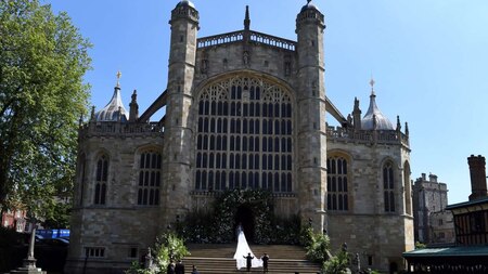 Meghan Markle at the St George's Chapel
