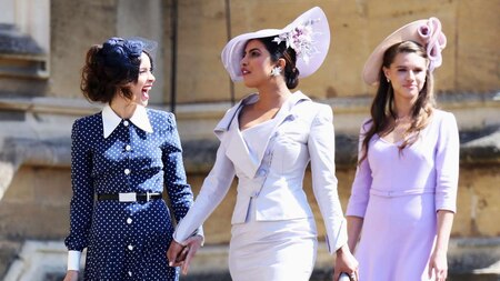 Bollywood royalty Priyanka Chopra at the Royal Wedding 2018