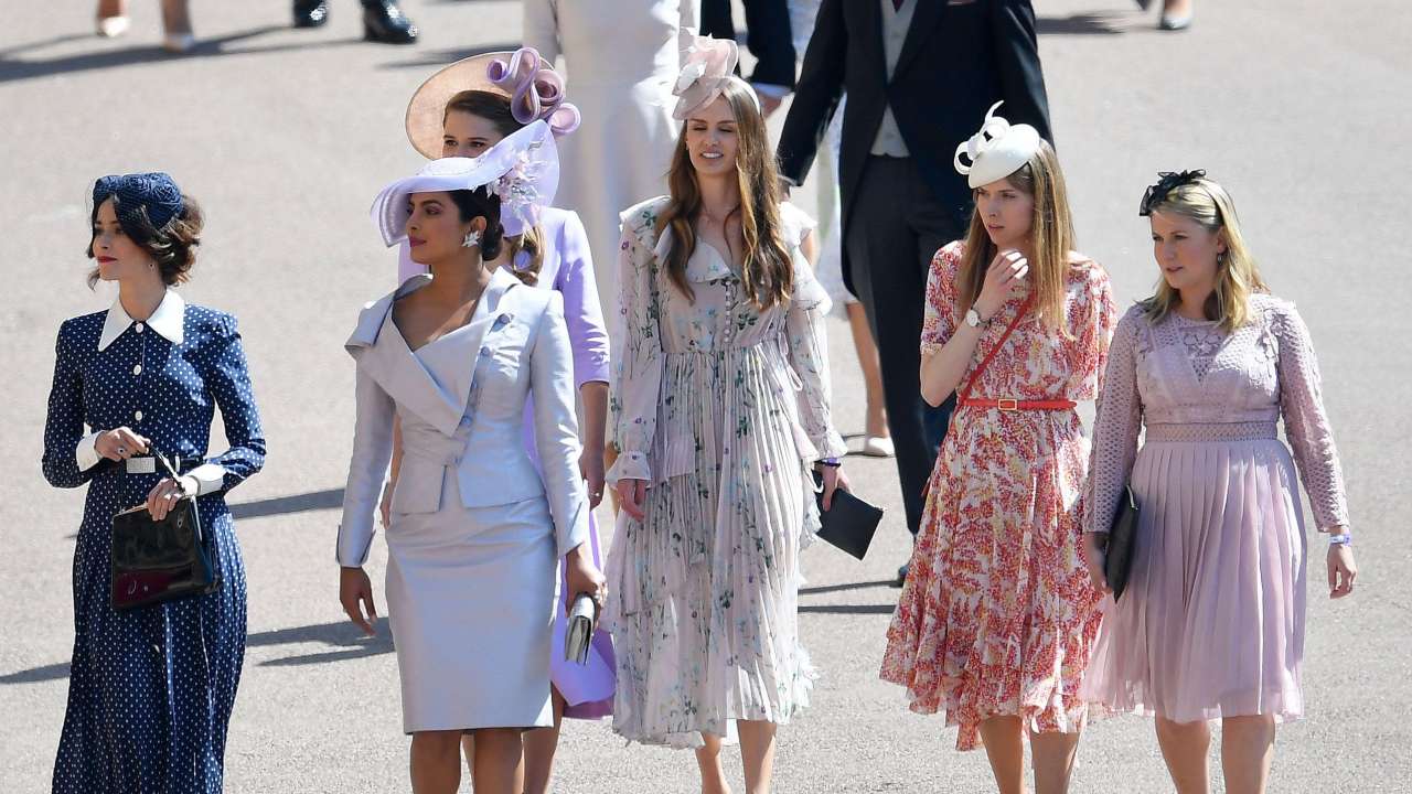 Priyanka Chopra at good friend Meghan Markle's royal wedding