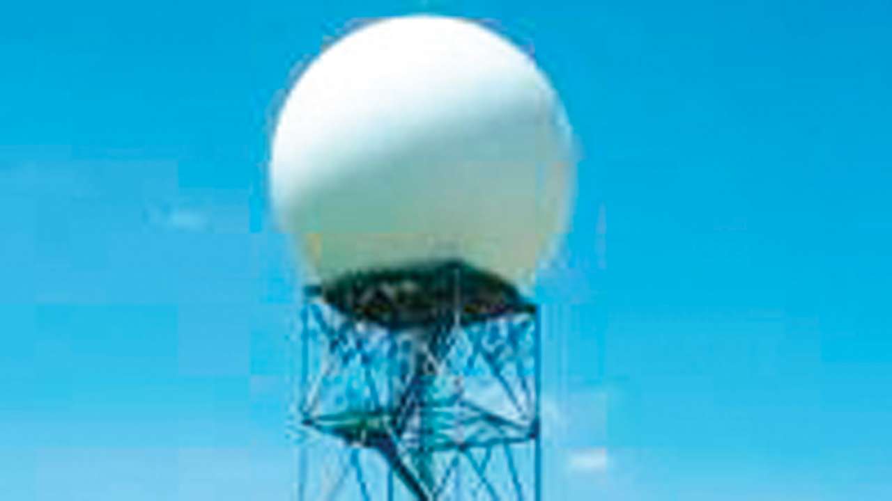 weather dual doppler radar in motion
