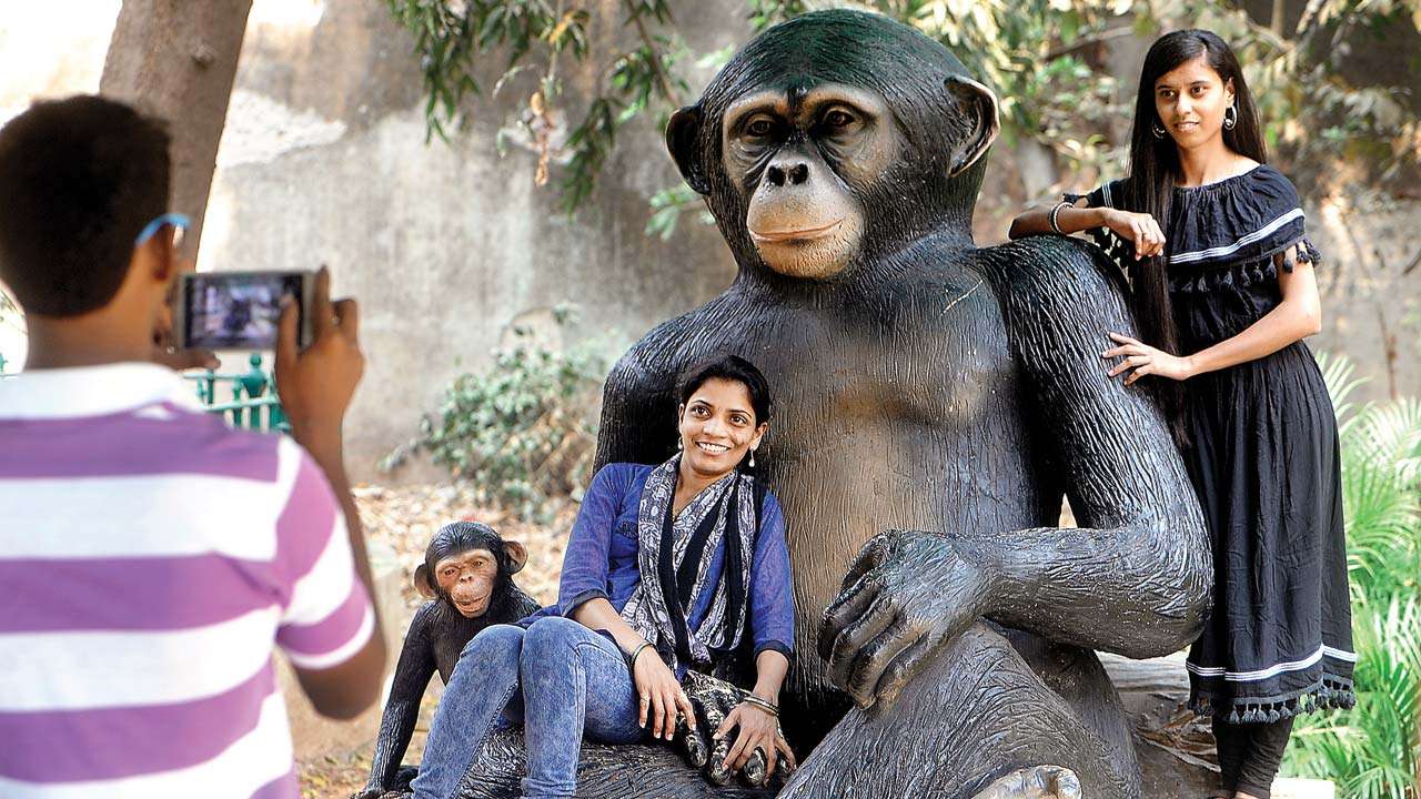 NSS students from Mumbai University may be tour guides in Byculla zoo NSS students from Mumbai University may be tour guides in Byculla zoo