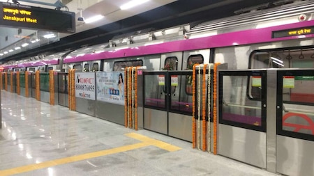 In Pics: With Artwork, grahics and stunning murals, you would want to travel by Delhi Metro's Magenta Line everyday