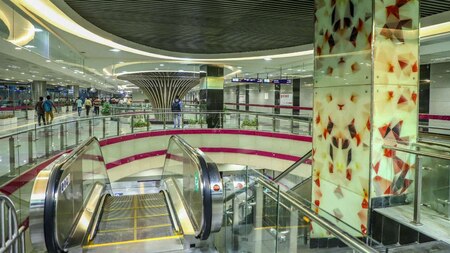 In Pics: With Artwork, grahics and stunning murals, you would want to travel by Delhi Metro's Magenta Line everyday