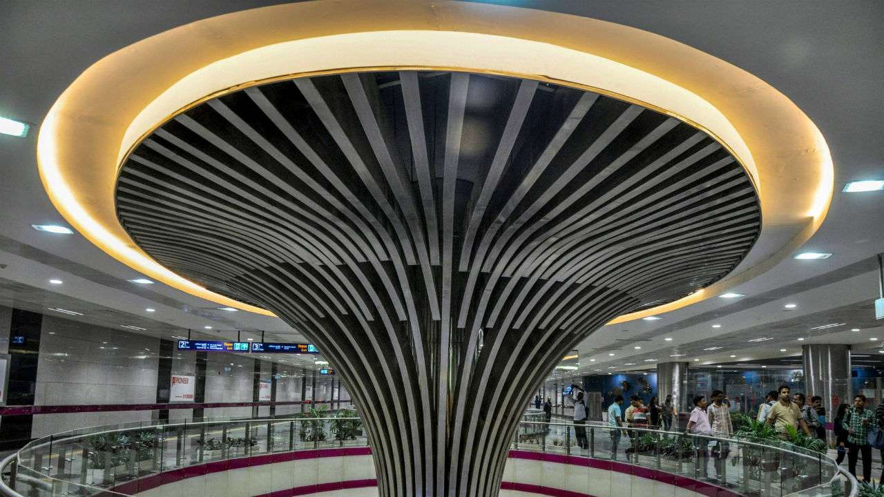 In Pics: With Artwork, grahics and stunning murals, you would want to travel by Delhi Metro's Magenta Line everyday