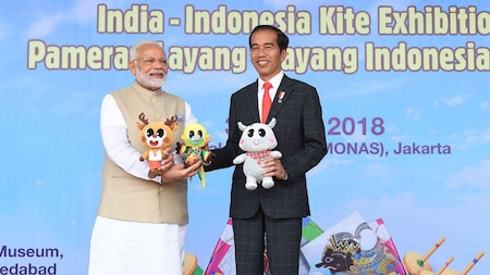Modi is on a multi-country visit to Indonesia and Singapore
