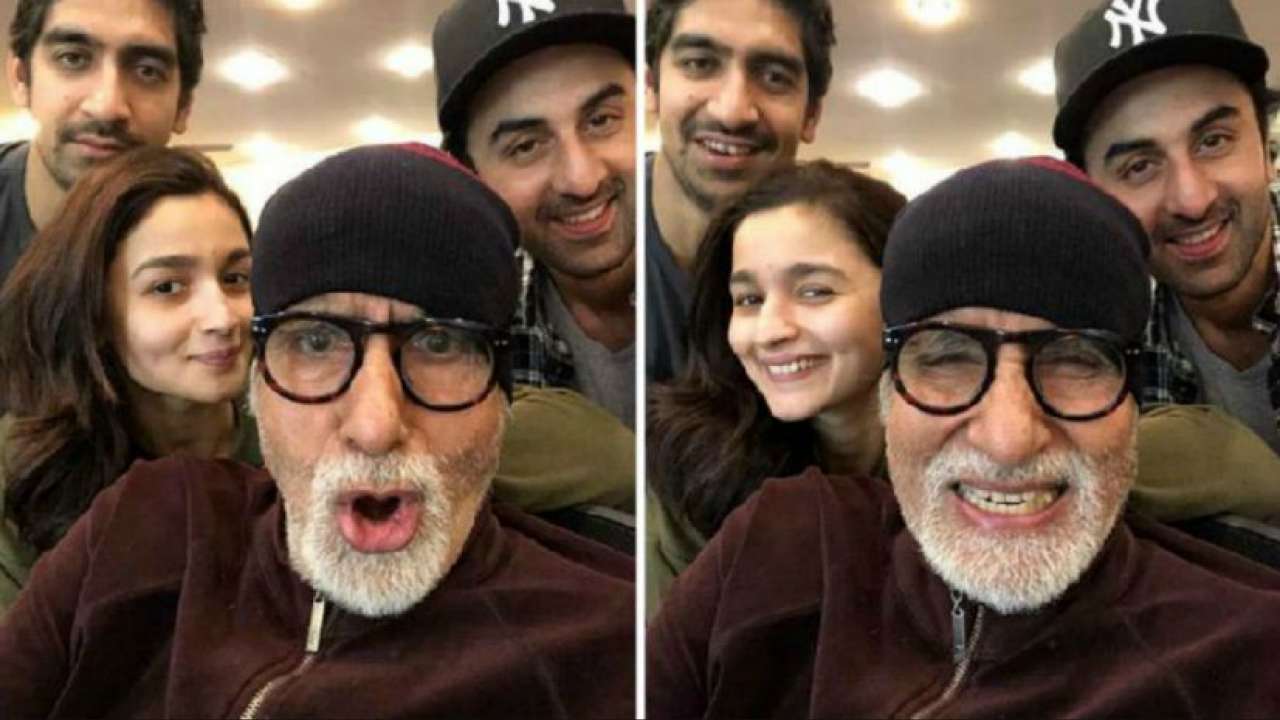 Ranbir not Ranveer': Trolls correct Amitabh Bachchan when he posts selfie with 'Brahmastra' team including Alia Bhatt