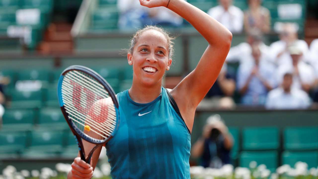 French Open American Madison Keys through to first Roland Garros