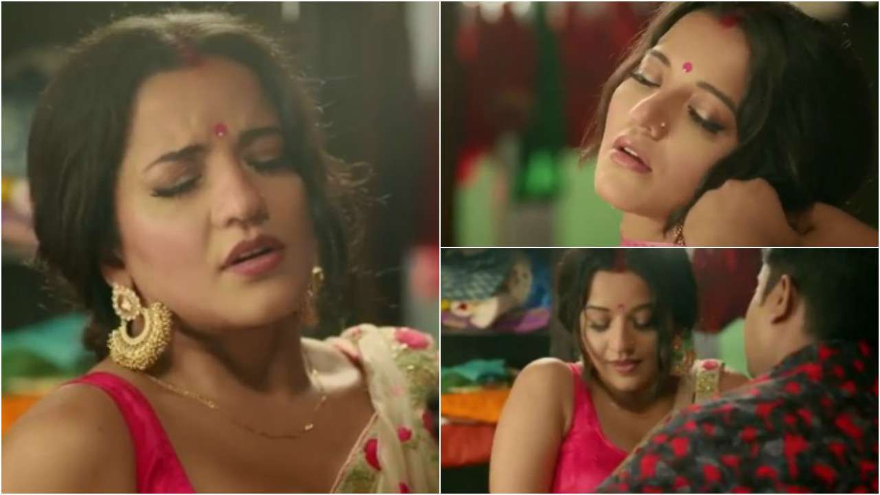 Bhojpuri Boudi Sex Video - Watch: Bhojpuri actress Monalisa's sensuous expressions as Jhuma Boudi in  Dupur Thakurpo 2 promo set the screens on fire