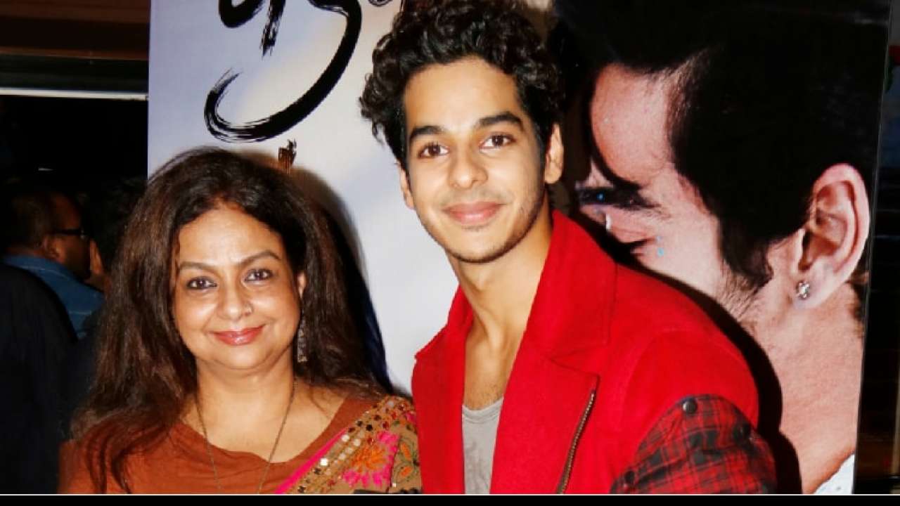 Ishaan Khatter with mother Neelima Azeem