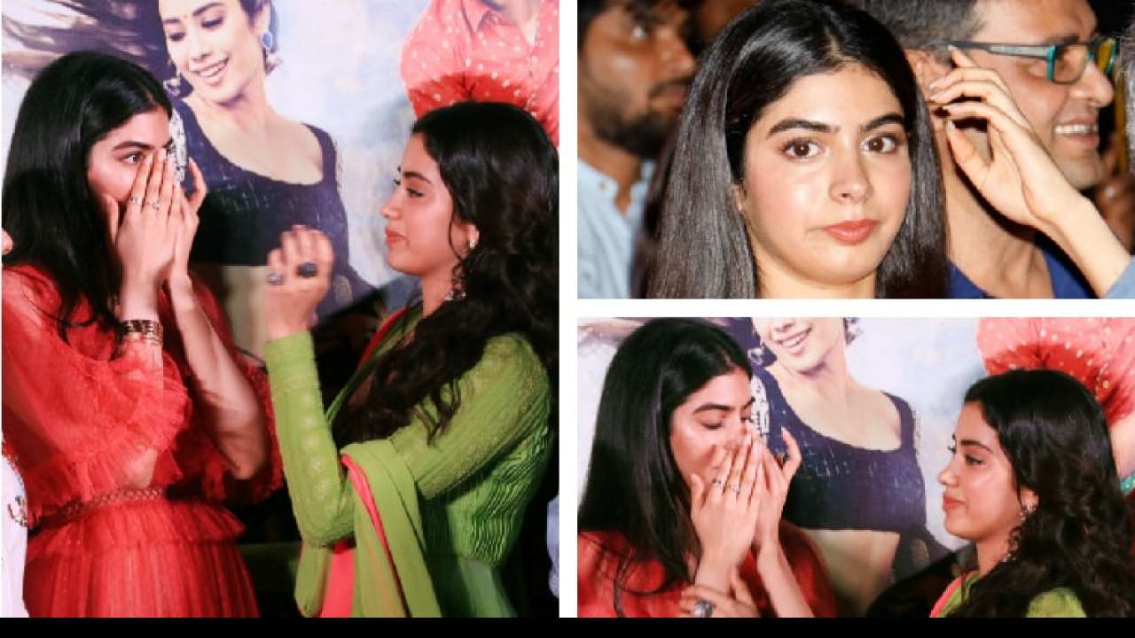 Khushi Kapoor gets emotional at the trailer launch of 'Dhadak'