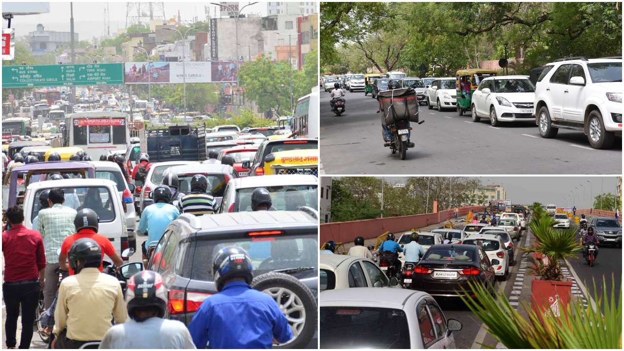 Jaipur Traffic nightmare at daytime!