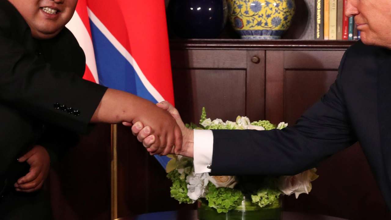 Close-up handshake