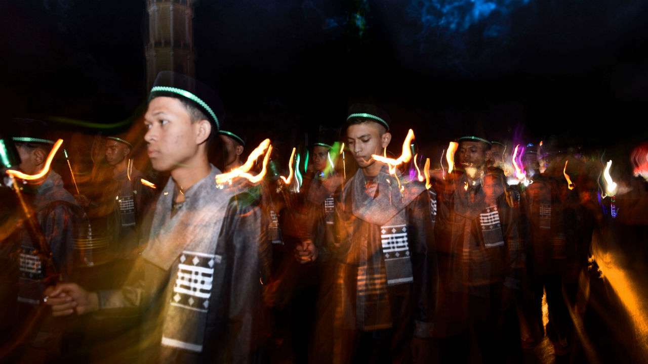 Eid al-Fitr festival parade
